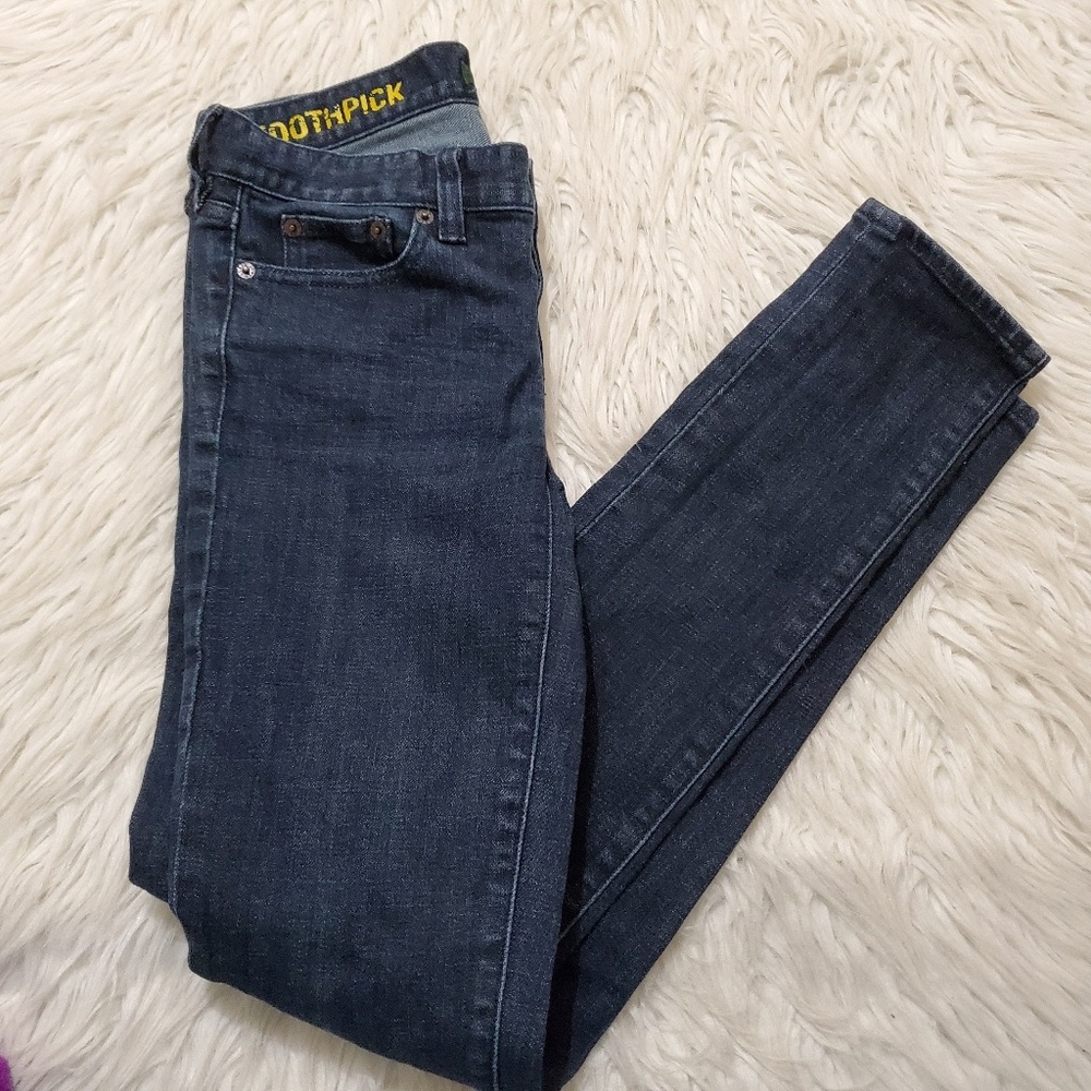 J.Crew Stretch Toothpick Skinny Jeans Size 24